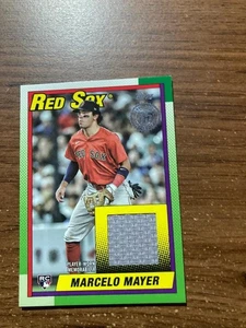 2025 Topps Update 1990 Relic Jersey Marcelo Mayer Red Sox - Bild 1 von 1