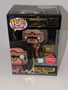 Funko Pop! Vinilo WWE Ultimate Warrior GameStop (Exclusivo) #142 en Protector  - Imagen 1 de 16