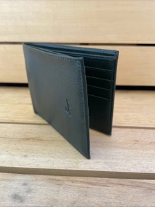 KENZO Vintage Hunter dunkelgrünes Leder (echt) faltbare Geldbörse 14 Fächer - Bild 1 von 10