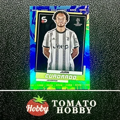 TOPPS SUPERSTARS UEFA 2022-23 JUAN CUADRADO ICE REFRACTOR JUVENTUS - Image 1 of 2