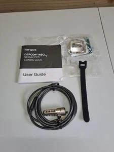 Targus Defcon CL Laptop Combination Cable Lock - Afbeelding 1 van 6