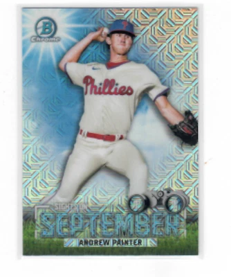 2023 Bowman Chrome Mega Box Mojo Sights on September Refractor #SOS-16  ID:48733 - Image 1 of 2