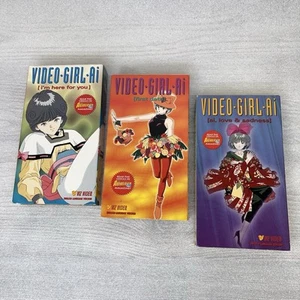 Anime Video Girl Ai VHS Tape Lot 1-3 Complete Series Set English Dubbed 1992 - Bild 1 von 11