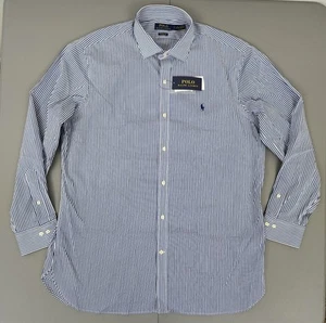 Polo Ralph Lauren Classic Fit Core Replen Striped Button Shirt Men's Size Large - Picture 1 of 10