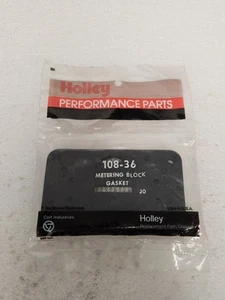NEW Pack of 5 HOLLEY CARBURETOR 108-36 METERING BLOCK GASKET 4500 DOMINATOR - Picture 1 of 7