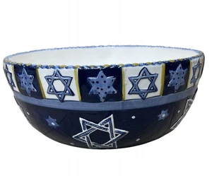 Centrum Festival Of Lights Davidstern Chanukka 10" Keramikschale - Bild 1 von 6