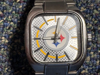 Reloj Pulsera Pittsburgh Steelers NFL Informal Acero Inoxidable Para Hombre NUEVO STOCK ANTIGUO Foto 1 de 4