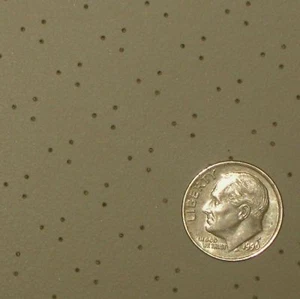 58 sf Gray Auto Perforated Upholstery HIDE LEATHER SKIN J77u yz - Picture 1 of 4