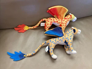 Disney Elena Of Avalor Winged Leopard Set Of 2 Luna Skylar Plush 9” Stuffed - Picture 1 of 9