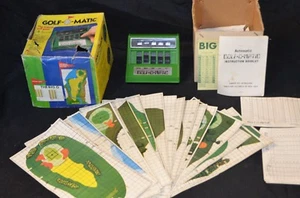 Golf-O-Matic Game Royal London Box All 18 Hole Score Cards TESTED VINTAGE 1972 - Picture 1 of 12