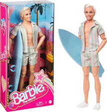 The Movie Ken Doll Wearing Pastel Striped Beach Matching Set