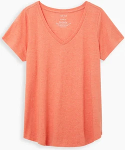 Camiseta deportiva tejida muy suave cuello en V oxidada talla 1 (14/16) Torrid talla grande nueva con etiquetas - Imagen 1 de 9