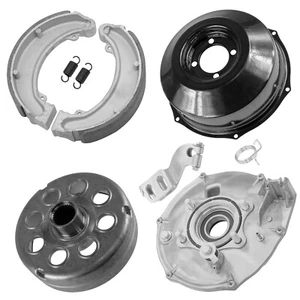 Rear Brake Panel & Drum For Fourtrax 300 TRX300 TRX300FW 1988-2000 43100-HC4-010 - Picture 1 of 7