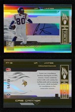2006 Donruss Elite Passing the Torch Gold Signatures /99 Cris Carter Auto HOF