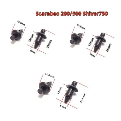 Tornillos de fijación de remache expansible de carenado para Aprilia Scarabeo 200/500 Shiver750 Foto 1 de 4