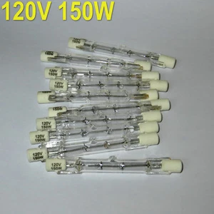 10 Piezas 150W 150 VATIOS 120V Bombillas Lámpara Doble Extremo R7s 78mm Bombillas - Imagen 1 de 3