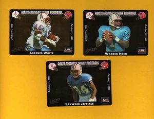 1993 MNF Houston Oilers Set WARREN MOON LORENZO WHITE HAYWOOD JEFFIRES - Picture 1 of 1