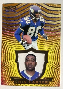 1997 Cris Carter Gold Pacific Invincible mit Acetatfenster #82 - Bild 1 von 3