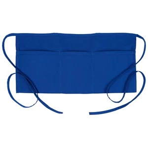 Halbe Latz Taille Schürze Robust 3 Taschen Kellnerin Kellner Arbeitskleidung Unisex Server - Bild 1 von 2