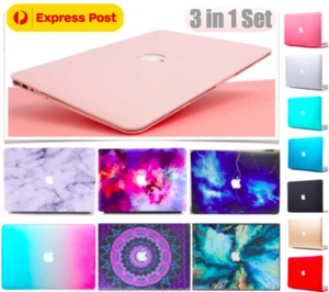 3-IN-1 SET MacBook Air 13 Inch M4 Case 13.6 M3 MacBook Pro 13 Inch M2 M1 A1466 - Picture 1 of 78