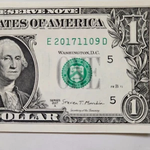 1 $ Geburtstagsschein One Dollar 20171109 9. November / 11. September 2017 Stempelglanz - Bild 1 von 2