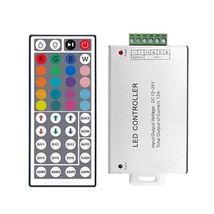 For SMD 5050 LED Strip 44 Key Infrared Remote Control RGB Controller DC 12V 24V - Picture 1 of 19