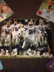 ROY WILLIAMS  SIGNED DALLAS COWBOYS PICTURE FOOTBALL 20x16 - Picture 1 of 9