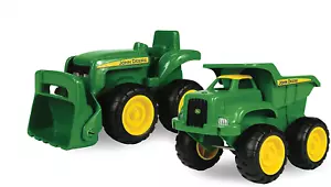 Tractor Y Camión Volquete De 6 Pulgadas Para Niños De 18 Meses En Adelante - Picture 1 of 11