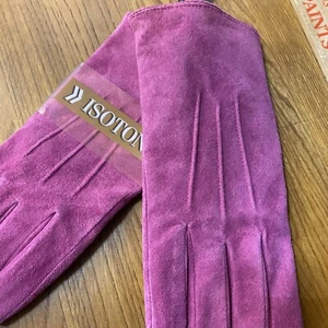 Neue Isotoner Echt Wildleder Handschuhe für Sie. Medium - Bild 1 von 11