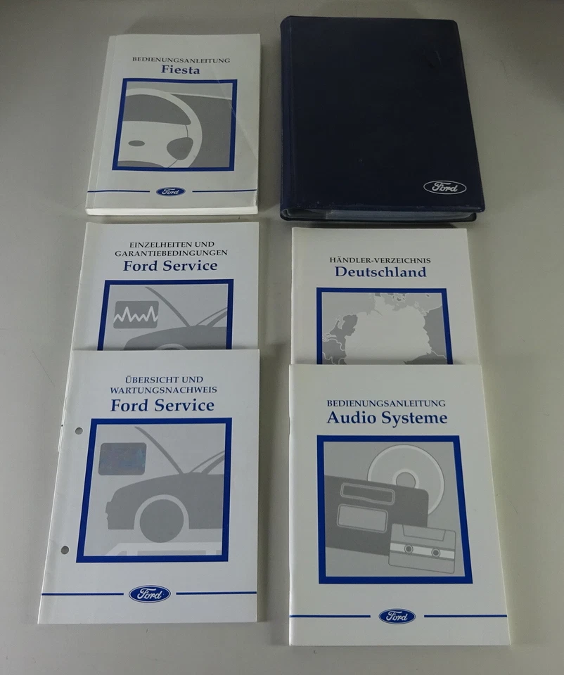 Carpeta De Tablero + Manual De Operación / Manual Ford Fiesta '99 Estado 11/1999 - Imagen 1 de 1