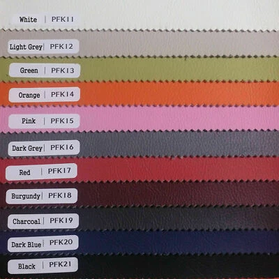 HEAVY FLAME FIRE RETARDANT PVC VINYL LEATHER CAR SOFA SEATING UPHOLSTERY FABRIC  - Image 1 of 4