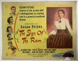 The Sign Of The Ram 1948 Original Movie Poster Susan Peters YeOldePoster - Picture 1 of 12