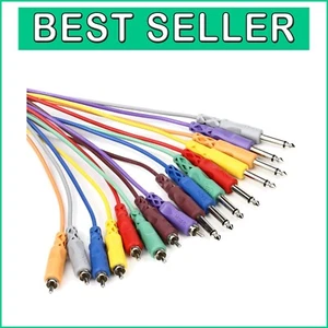 Compact and Flexible 6.6ft 8-Channel Audio Snake with RCA and 1/4" TS Connectors - Picture 1 of 2