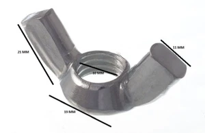 Pack Of 96 M12 Butterfly Wing Nut ZP BZP Zinc Plated - Picture 1 of 1