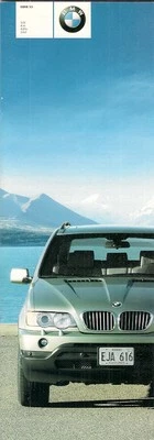 BMW X5 E53 спецификации 2003 Великобритании рынка брошюра 3.0i 3.0d 4.4i 4.6iS Sport - Изображение 1 из 2