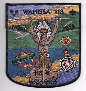 OA Wahissa 118, conjunto de solapa/chevron S? + X?, 2015 NOAC - Imagen 1 de 2
