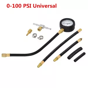 0-100 PSI Fuel Injection Pump Pressure Injector Tester Test Pressure Gauge Kit - Picture 1 of 12