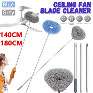 Ceiling Fan Blade Cleaner Ceiling Duster Washable for Cleaning Wall Door Window - Picture 1 of 15