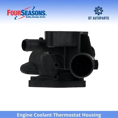 Termostato refrigerante motor Hyundai Santa Fe 2010-2012 carcasa inferior 4 estaciones Foto 1 de 4