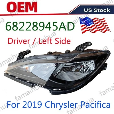 For Chrysler Pacifica Voyager Halogen Headlight LH Driver Side OEM 68228945AD US Foto 1 de 4