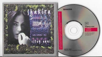 КОМПАКТ-ДИСК SHAKIRA СИНГЛ ESTOY AQUI ИСПАНИЯ 2000 РЕДКИЙ УНИКАЛЬНЫЙ - Изображение 1 из 2