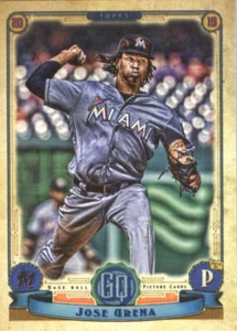 2019 Topps Gypsy Queen #273 Jose Urena Miami Marlins Baseball Card - Picture 1 of 2