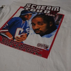 Vintage Scream Tour Bow Wow Omarion Pretty Ricky Rap Tee 2005 Y2K Adult Medium - Picture 1 of 9