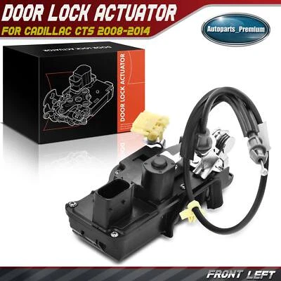 1x Door Lock Actuator w/o Keyhole for Cadillac CTS 2008-2014 Front Driver Left - Image 1 of 4