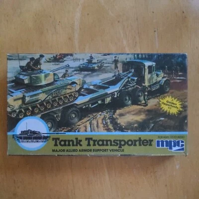 MPC Tank Transporter  1/76 Scale Plastic Model Hobby Kit Unassembled - Image 1 of 4