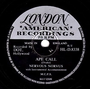 GREAT COMEDY NERVOUS NORVUS 78 APE CALL / WILD DOGS OF KENTUCKY HLD 8338 E/EX+ - Picture 1 of 1