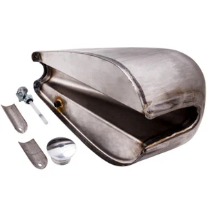 Gas Tank KingStyle High Tunnel 2-2.4 Gallon for Sportster Bj. 1955-1978 - Picture 1 of 11