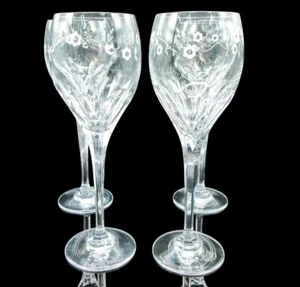 Copas de vino de cristal de plomo escarlata Rogaska vintage S/4 ~ Eslovenia - Imagen 1 de 7