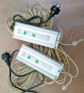 2 x Waterproof LED Driver Power Supply 100W transformer & 2 x 15m LED extension - Picture 1 of 4