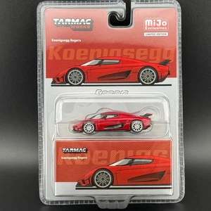 Tarmac Works 1:64 Diecast Model Car Koenigsegg Regera Red Metallic - Picture 1 of 1
